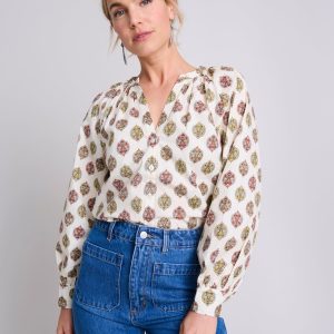 Cotton Raglan Sleeve Carrie Shirt