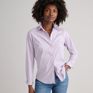 Wrinkle-Free Stretch Cotton Bella Shirt