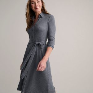 Ribbed Shimmer Blythe Dress