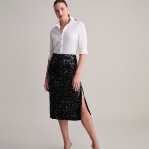 Sequinned Celine Skirt