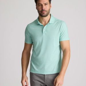 Wrinkle-Free Printed Damaschino Polo - FINAL SALE