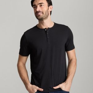 EcoSoft™ Short-Sleeve Henley