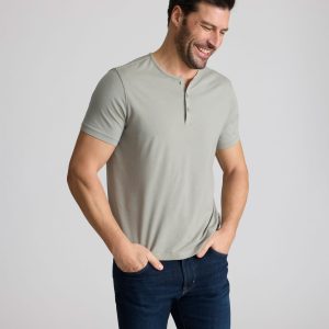 EcoSoft™ Short-Sleeve Henley