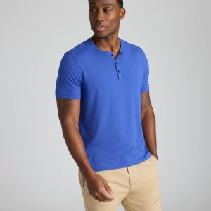EcoSoft™ Short-Sleeve Henley