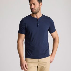 EcoSoft™ Short-Sleeve Henley