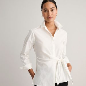 Stretch Cotton Wrap Jolie Shirt