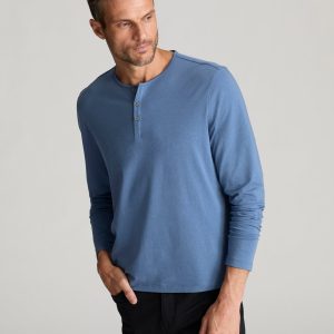 EcoSoft™ Henley - FINAL SALE
