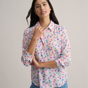 Printed Hearts Natalie Shirt