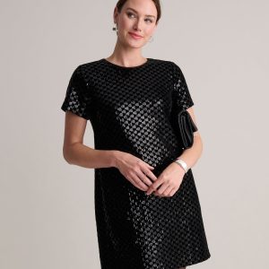 Sequinned Velvet Sasha Dress