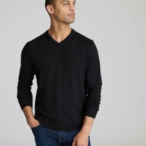 Merino Wool V-Neck Sweater