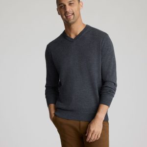 Merino Wool V-Neck Sweater