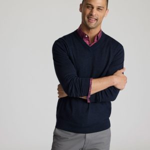 Merino Wool V-Neck Sweater